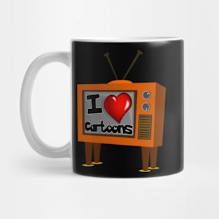 I Love Cartoons Mug